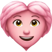 pretty heart  sticker