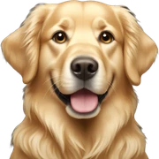 Golden retriever  sticker