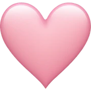 Soft pink Heart sticker