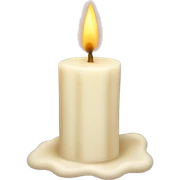 Vanilla candle sticker
