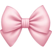 Cute light pink bow sticker