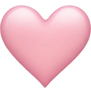 Light pink heart  sticker