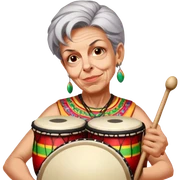 Festive Drummer sticker