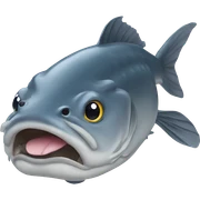 huge catfish sticker
