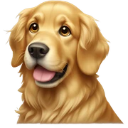 Golden retriever  sticker