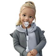 blonde girl outdoors smiling sticker