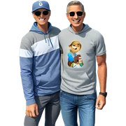 boys enjoying day outdoors sticker