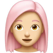 Light pink  sticker