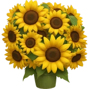Sunflower bouquet  sticker