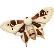 Cercopia moth sticker