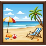 beach sticker