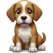 Cute dog sticker