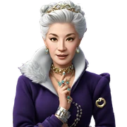 white haired girl with jewelry sticker
