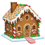 Gingerbread house sticker