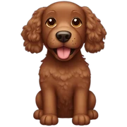 brown water dog sticker