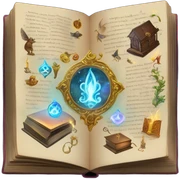 magical learning book sticker