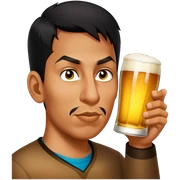 Cerveza Drinker sticker
