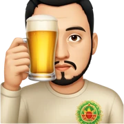 Cerveza Drinker sticker