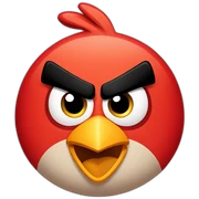 angry bird sticker