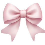 swan light pink bow sticker