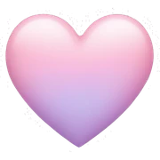 Pastel heart  sticker