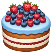 Berry cake sticker