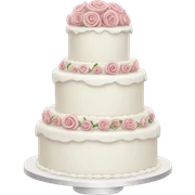 wedding cake sticker