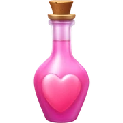pink heart potion sticker