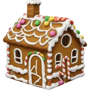 gingerbread house sticker