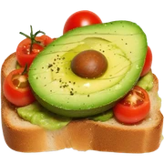 avocado toast sticker