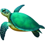 Sea turtle sticker