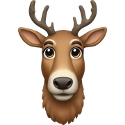 Reindeer sticker