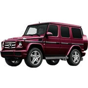 Burgundy G-class sticker