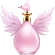 Bird perfume sticker