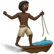 Slaves on a boat sticker