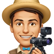 Make him a YouTuber or vlogger at Disney world sticker