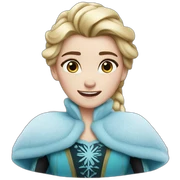 Frozen sticker
