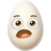 Funny eggs sticker