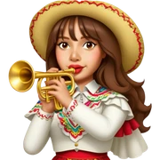 Mariachi Trumpet Player sticker