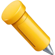 A Yellow Push Pin sticker