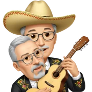 Mariachi Guitarist sticker