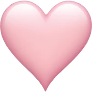Light pink heart  sticker