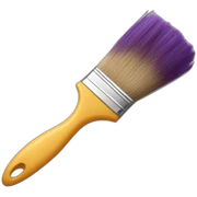 Paint brush sticker