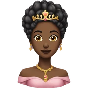 princesa negra sticker