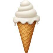 Tall ice cream sticker
