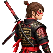 Daring Samurai sticker