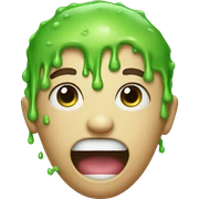 slime face sticker