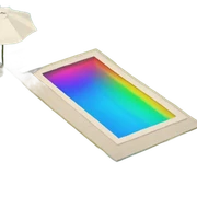 Rainbow pool  sticker