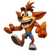 Crash Bandicoot sticker