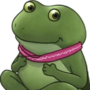 bufo praying sticker
